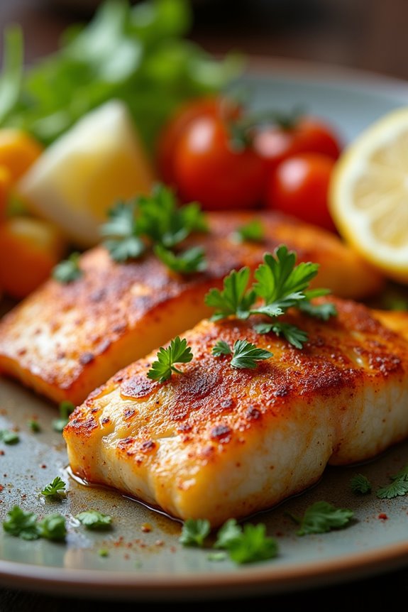 chilean grilled hake dish