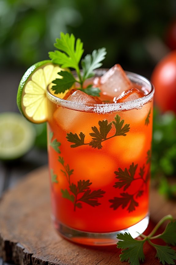 chilean inspired refreshing cocktail