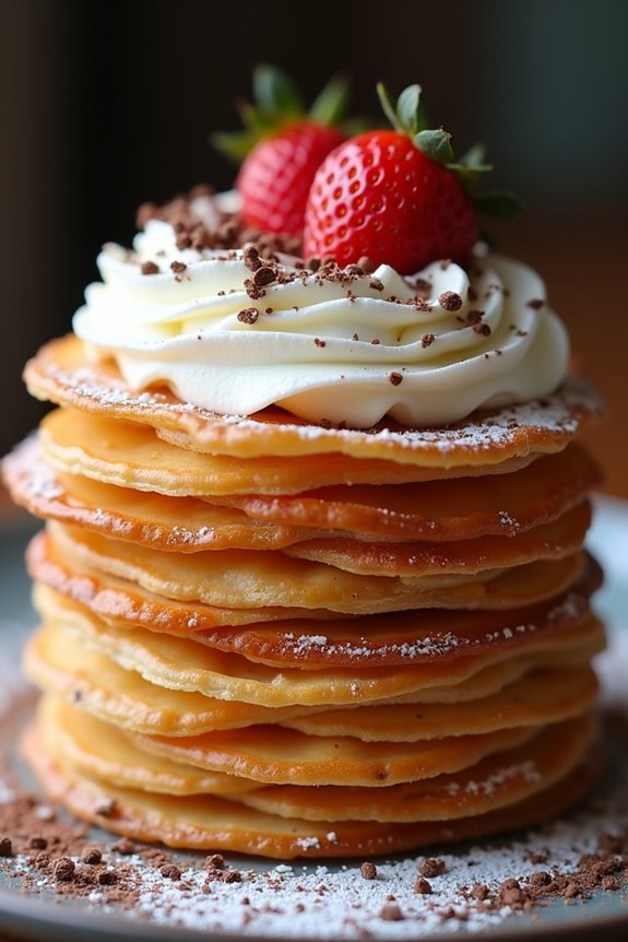 chilean layered caramel cake