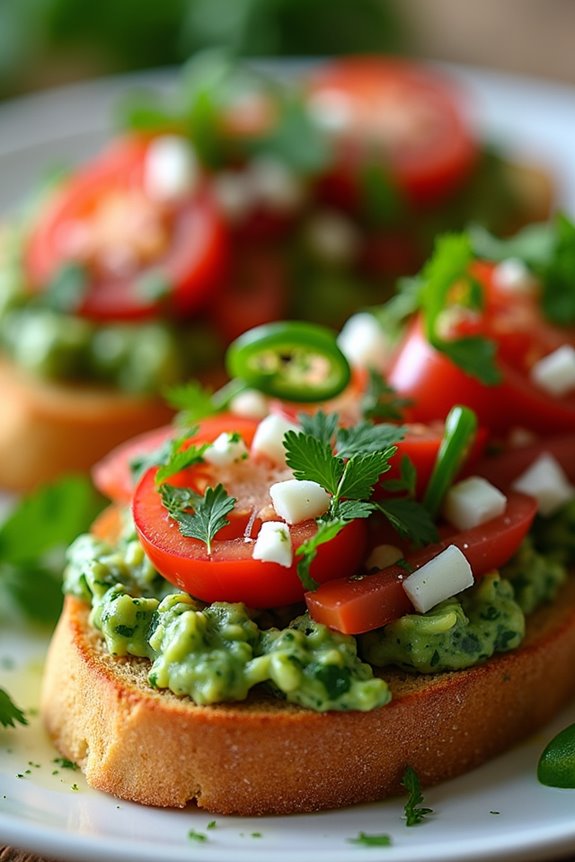 chilean pebre on toast