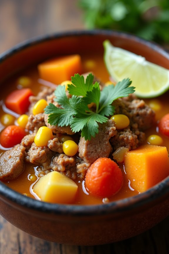 chilean soup with vegetables