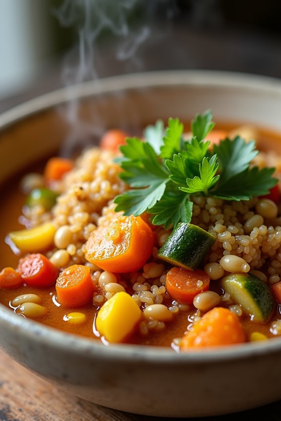 chilean stew with quinoa