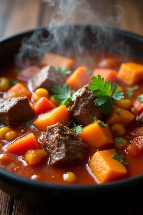 chilean stew with sweet potatoes