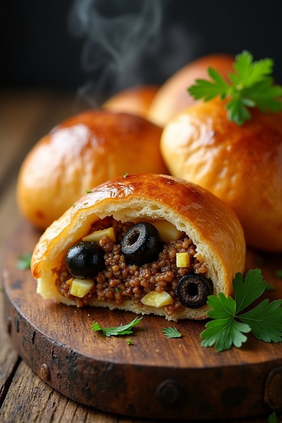 chilean stuffed bread delight