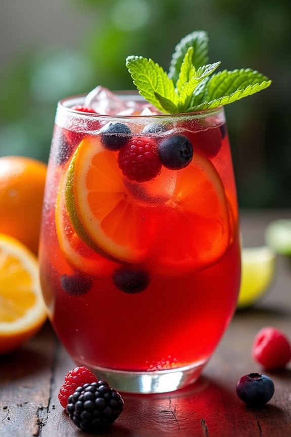 chilean summer fruit cocktail