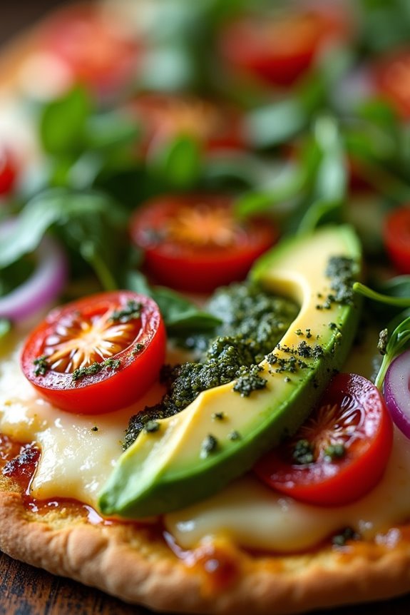 chimichurri flatbread pizza delight