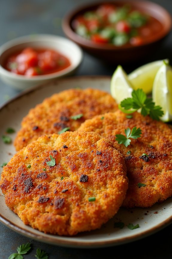 chipotle infused crispy milanesa