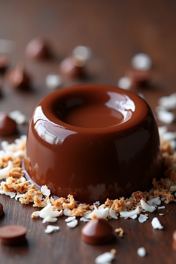 chocolate coconut custard delight