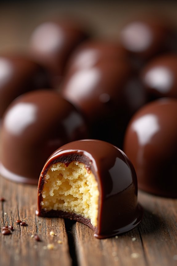 chocolate covered colombian biscuit