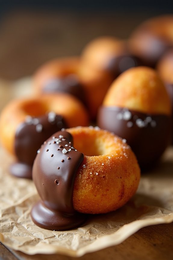 chocolate dipped colombian bu uelos