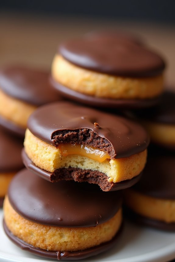 chocolate dipped cookie delight