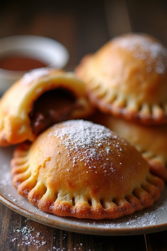 chocolate filled pastry delights
