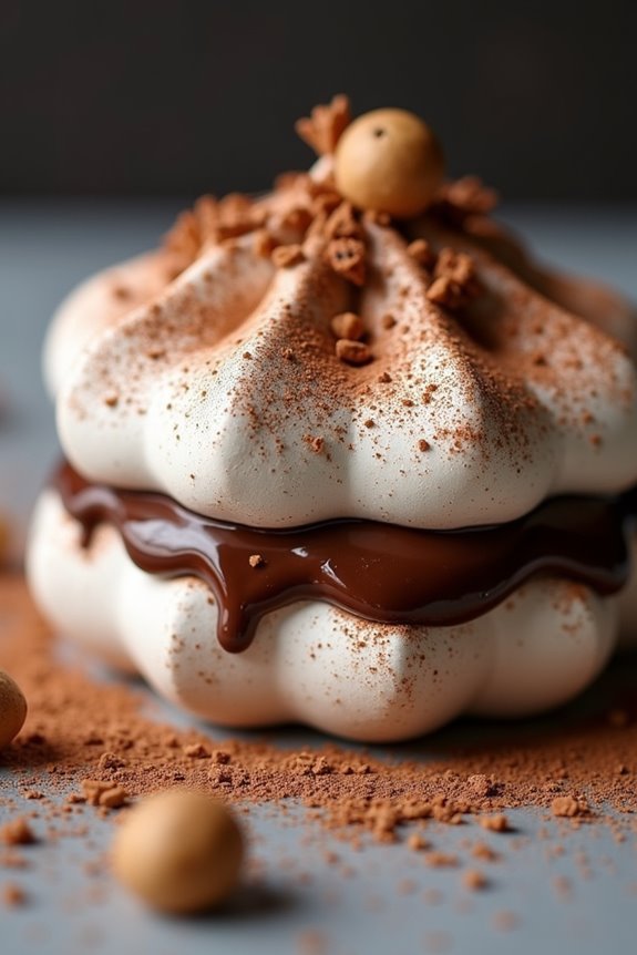 chocolate hazelnut meringue delight
