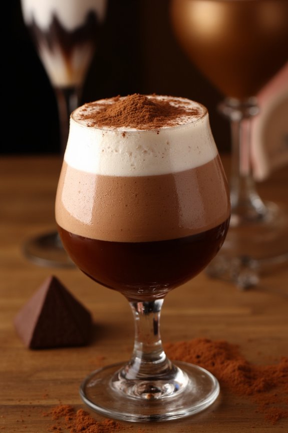chocolate infused pisco sour