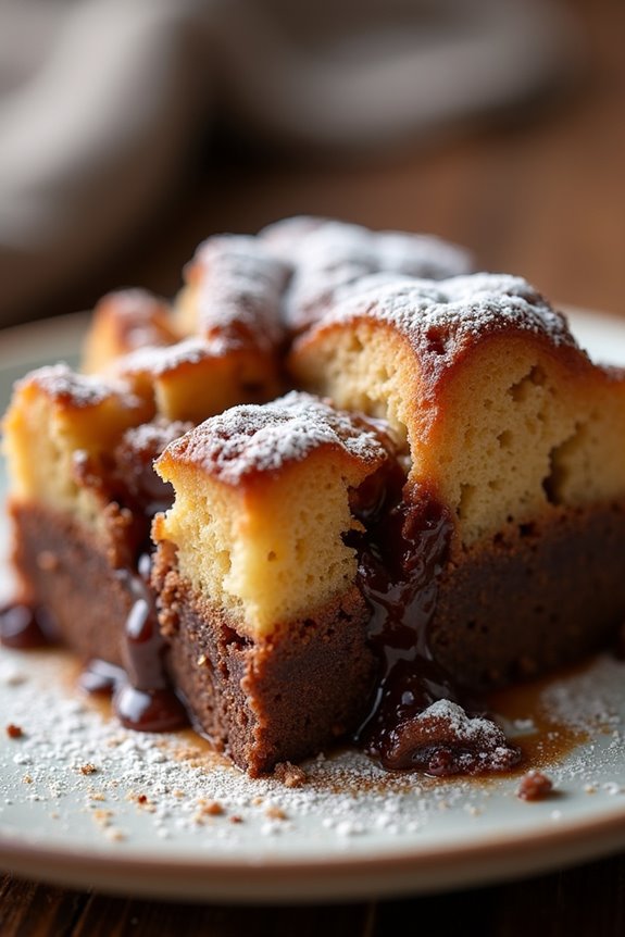 chocolatey bread pudding delight