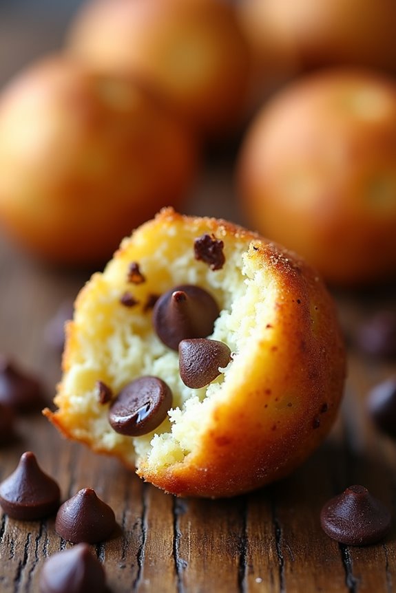 chocolatey cheesy yuca bites
