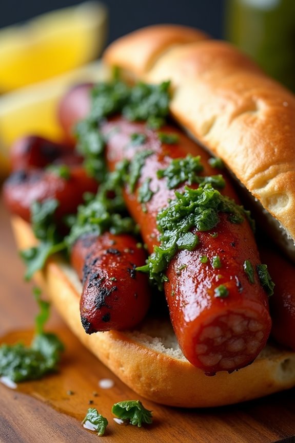 chorip n grilled sausage delight