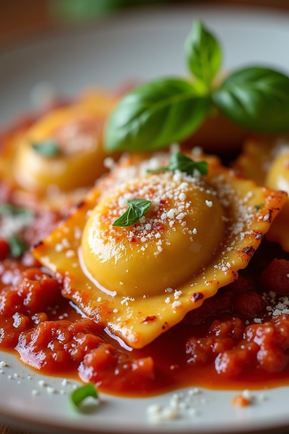 chorizo potato ravioli recipe