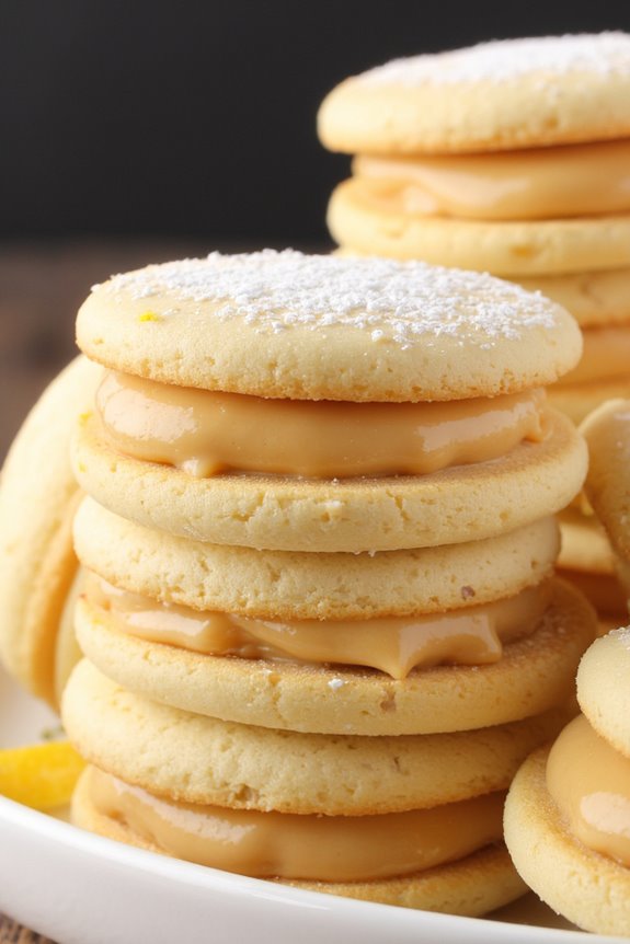 citrus infused almond cookies