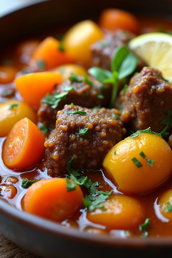 citrus infused traditional stew