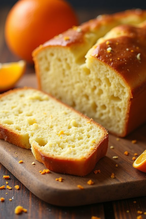 citrusy buttery sweet bread