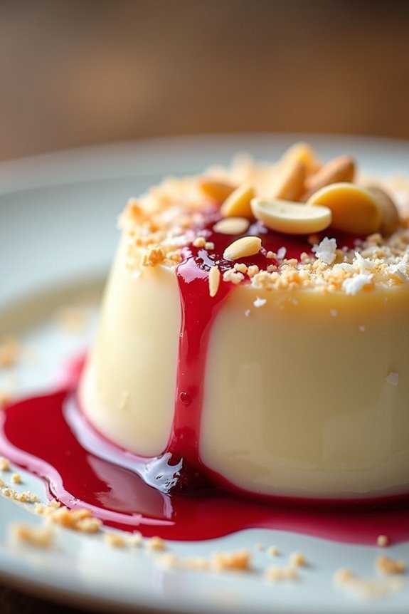 coconut almond pudding delight