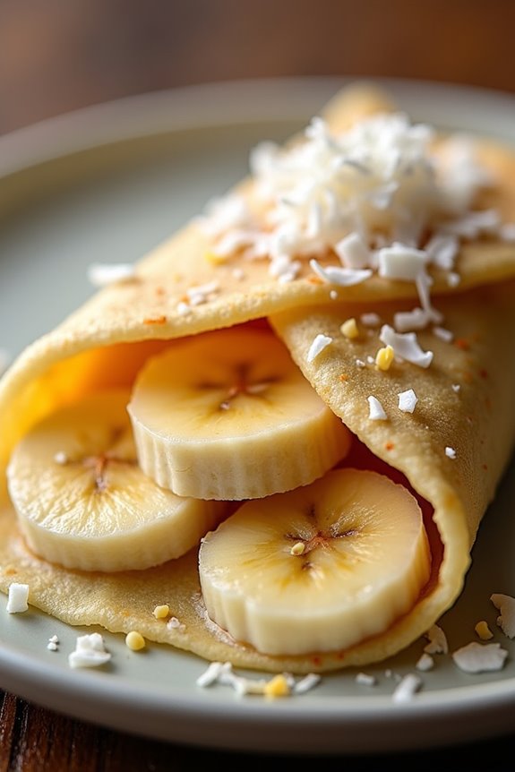 coconut banana tapioca treat
