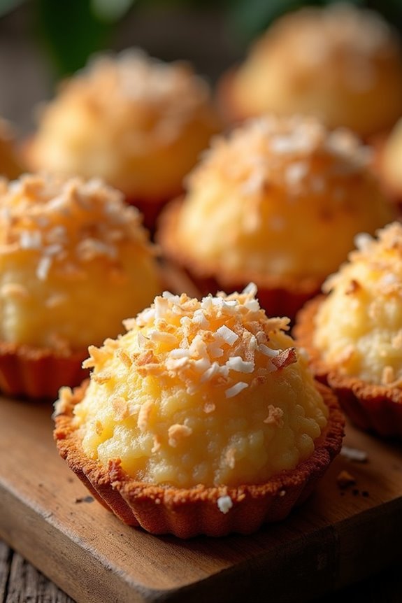 coconut based tropical dessert treat