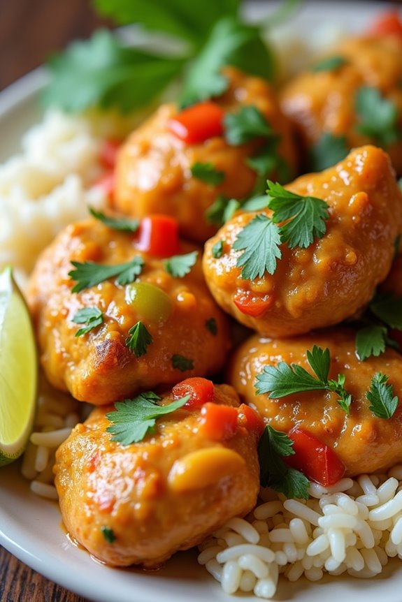 coconut chicken with rice