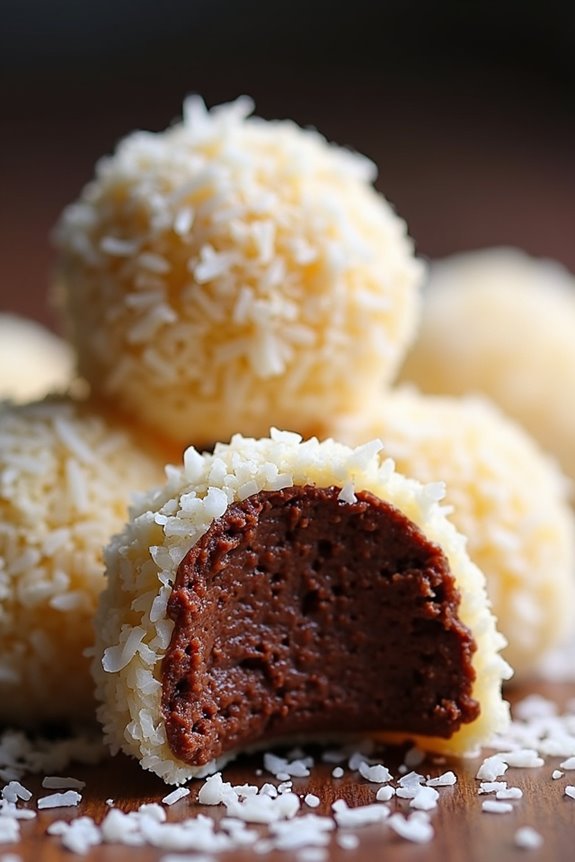 coconut chocolate treat delight
