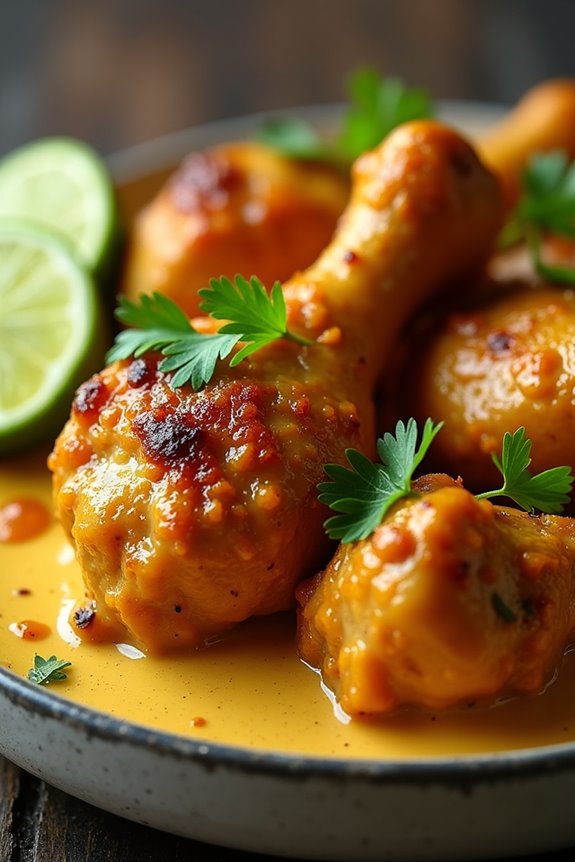 coconut curry chicken drumsticks
