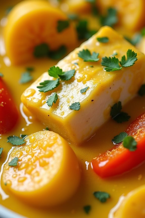 coconut curry fish stew