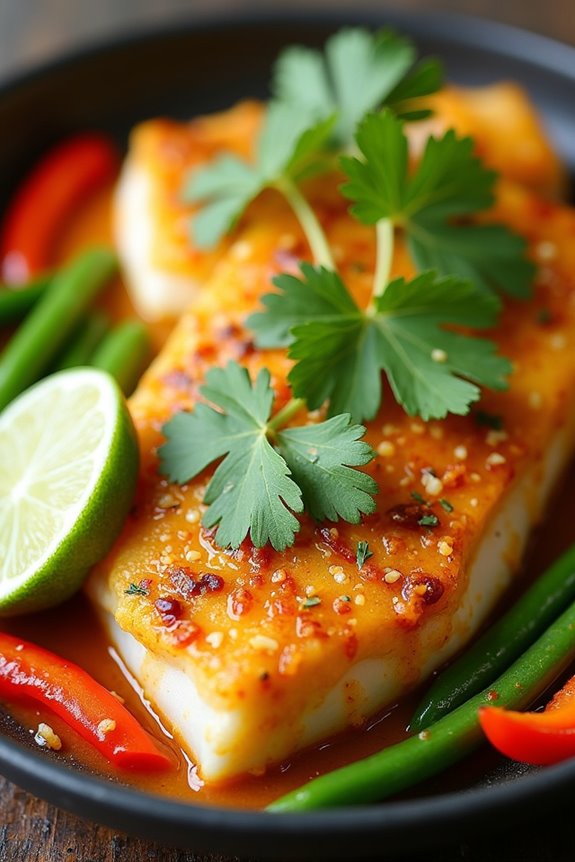 coconut curry sea bass