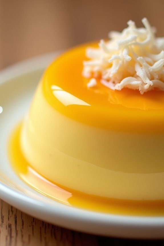 coconut custard brazilian dessert