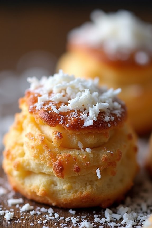 coconut filled festive delight