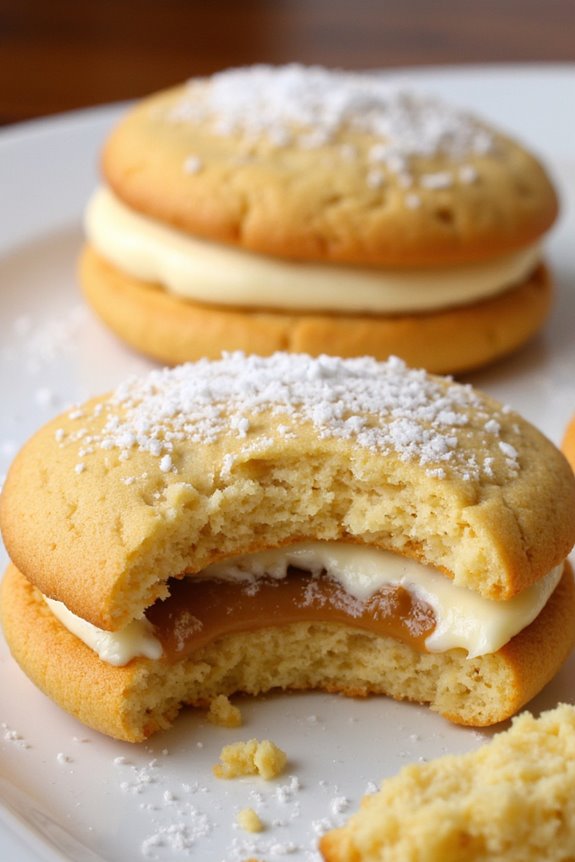 coconut filled south american cookies