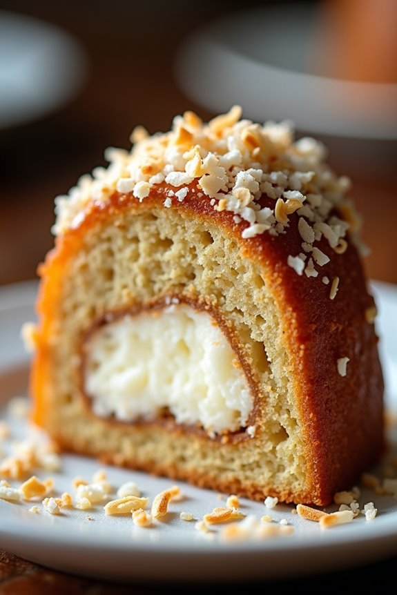 coconut infused brazilian honey cake