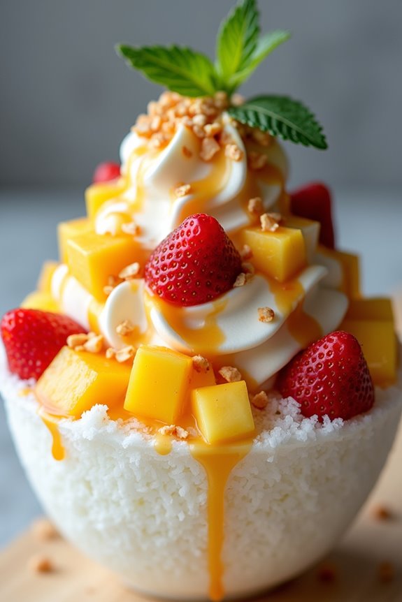 coconut infused tropical dessert delight