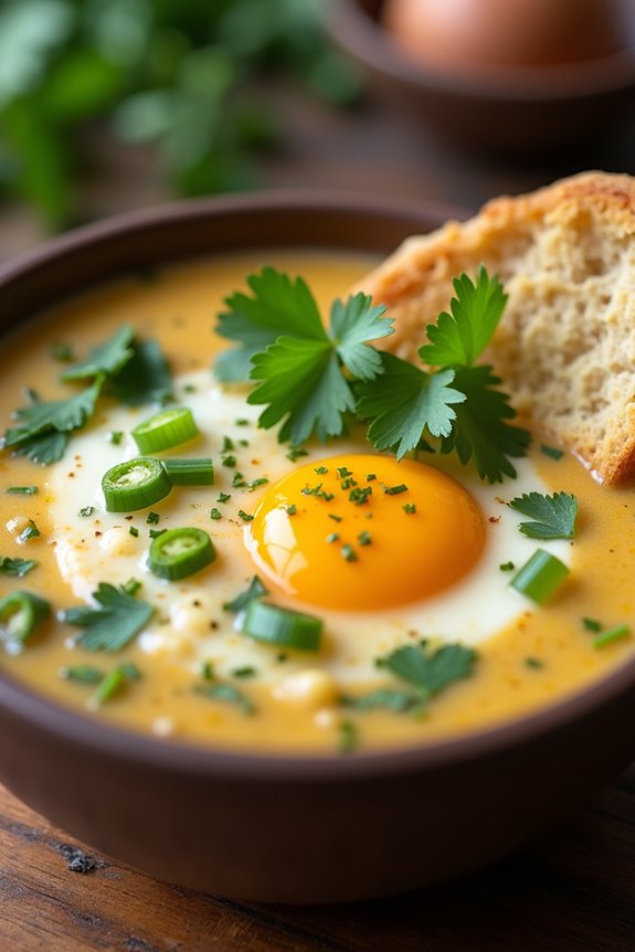 coconut milk breakfast soup