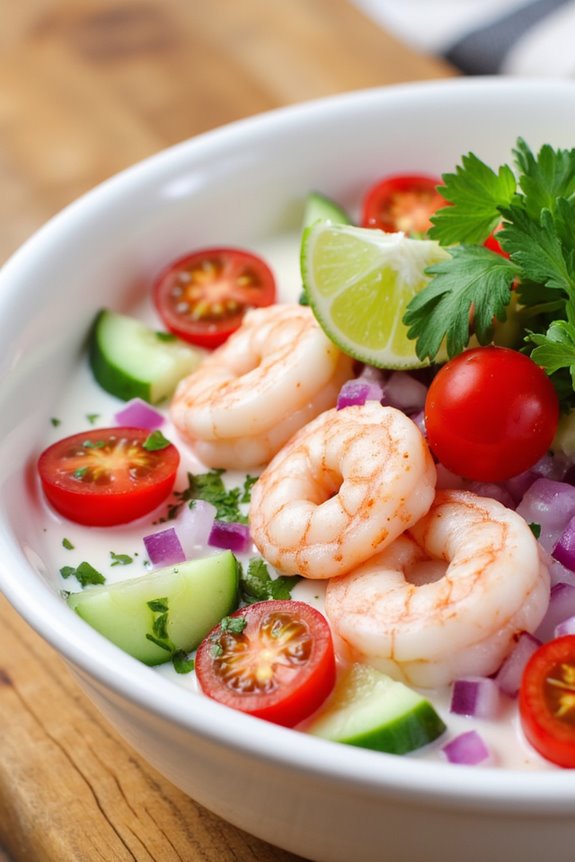 coconut milk seafood ceviche