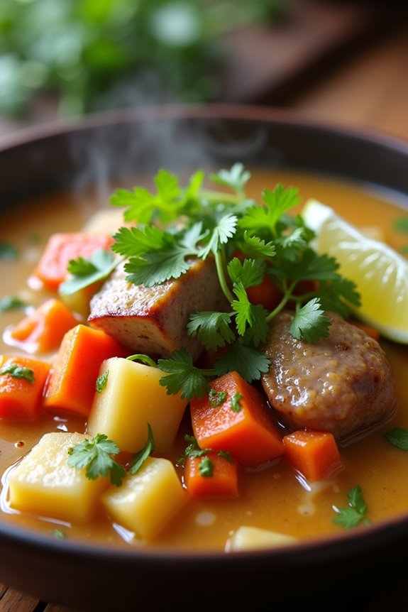 coconut milk tripe stew