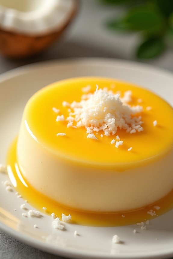 coconut pudding dessert delight