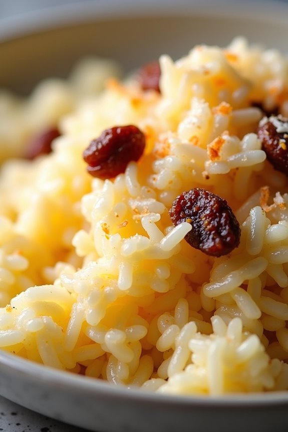 coconut rice with tropical twist