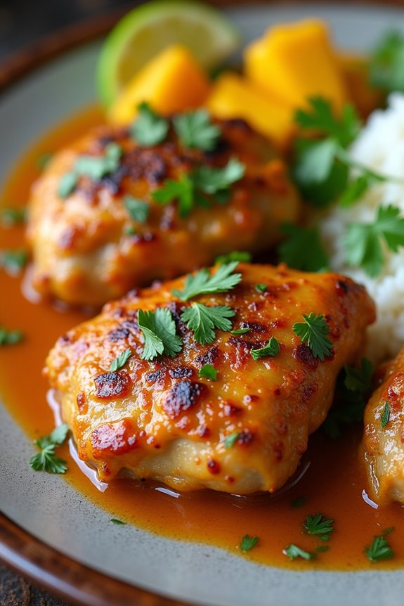 coconut sauce chicken delight