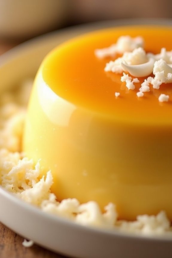 coconut sugar custard delight