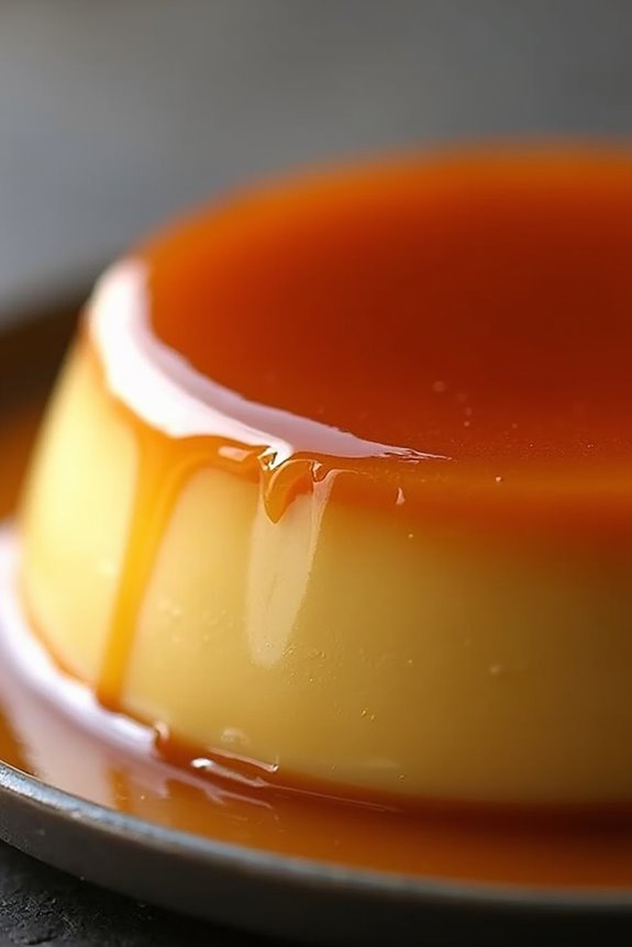 coffee infused creamy custard