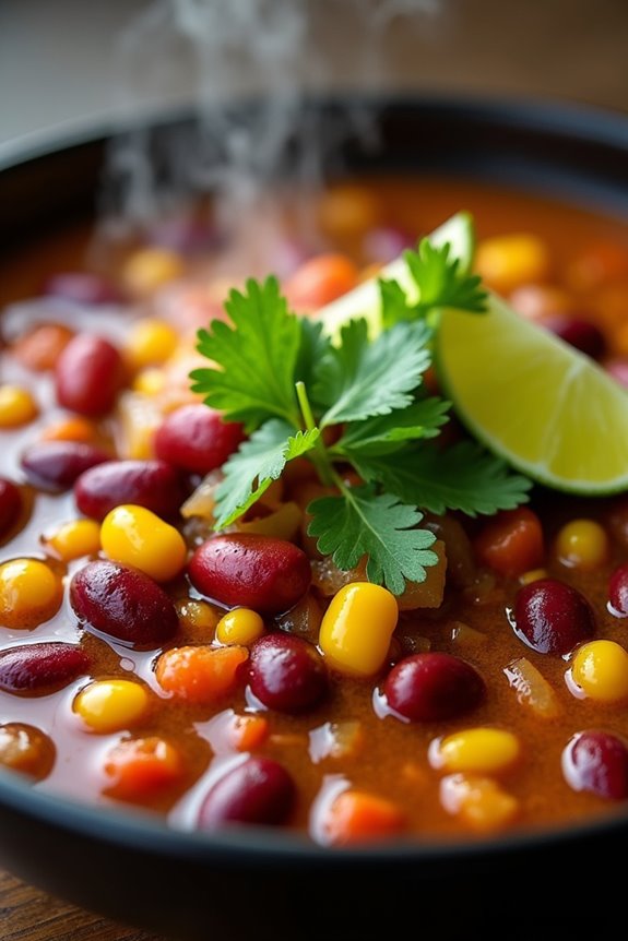 colombian beans with corn
