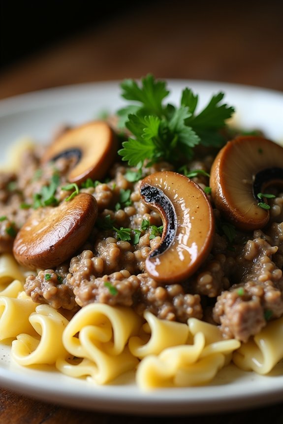 colombian beef stroganoff delight