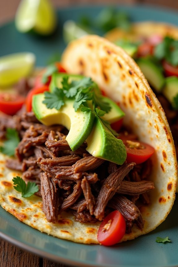 colombian beef taco experience