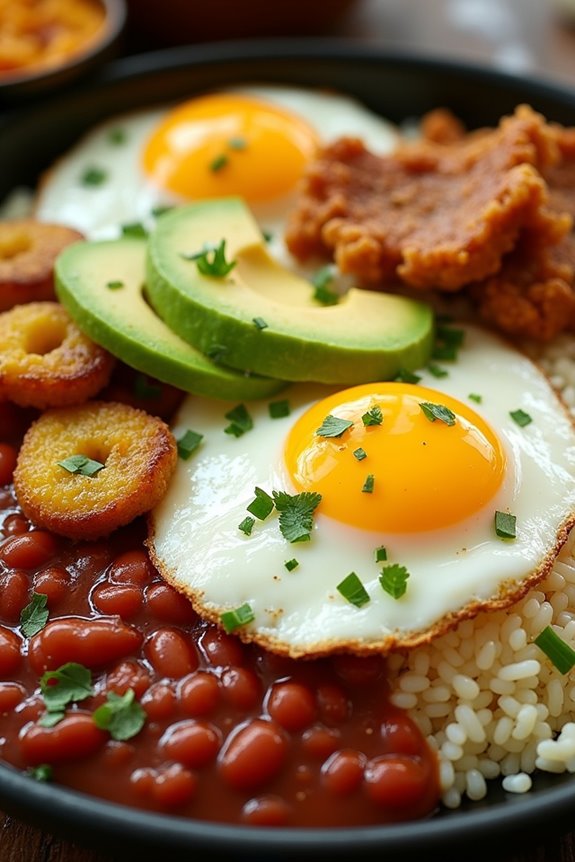 colombian culinary heritage platter